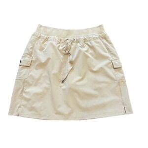 Green Tea Skort Women's Large Khaki Athletic Golf Tennis Activewear Skirt